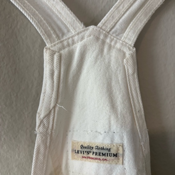 Levi’s Vintage Cotton Shortalls Overalls Short Cut. Size MEDIUM | EUC! - Picture 7 of 16